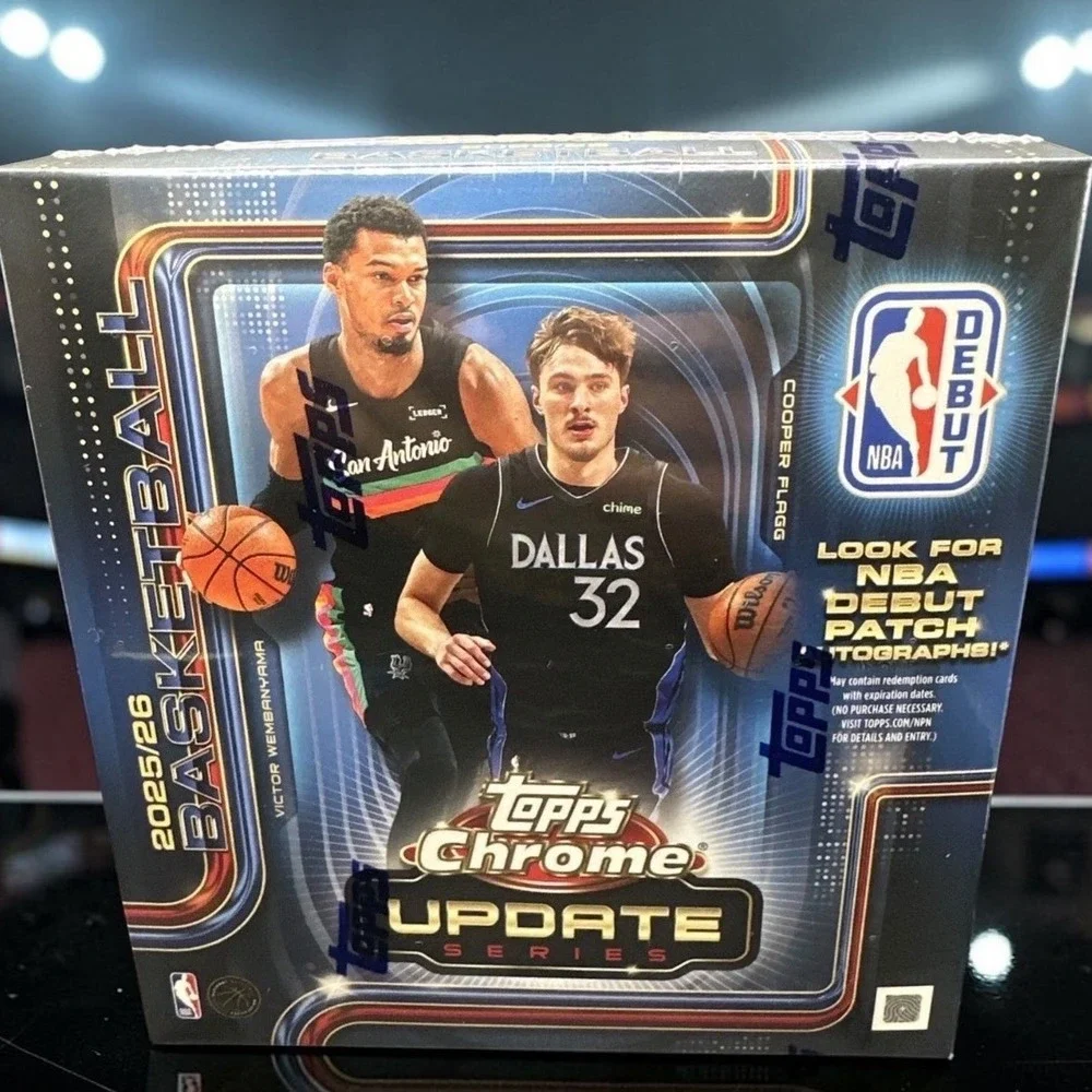2025-26 TOPPS CHROME UPDATE Basketball MEGA BOX NBA SEALED | IN HAND